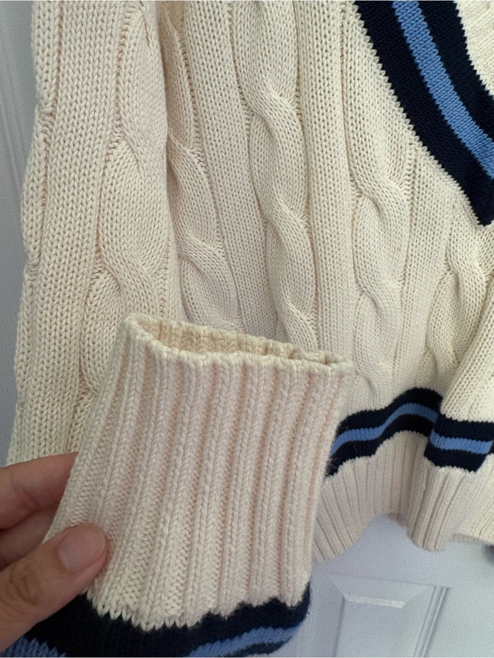 Polo Ralph Lauren The Iconic Cricket Sweater, Size S - Picture 4 of 7